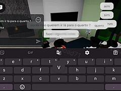 Busty Goth's Wild Threesome in Parents' House!