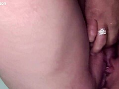 black bull devours my latina pussy then fists it deep while hubby watches