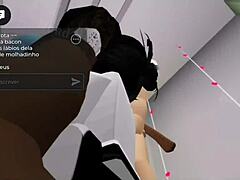 Busty Goth's Wild Threesome in Parents' House!