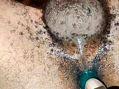 Yuki preps kuro's big black cock for ebony wife's anal toy play