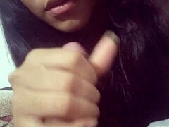 Groping her innocent 18-year-old small tits leads to homemade anal riding