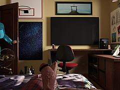 big cock monster invades fuck doll's tight holes for massive cumshot