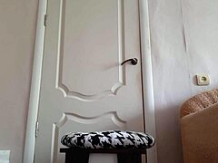 Secretary in red miniskirt, why risk masturbating your big-titted wet pussy at the office?