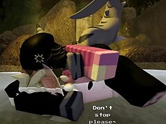 Shark Takes Rough Creampie Bath In Furry Roblox Adventure