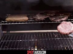 Pervy Step-Uncle Bangs Step-Niece in Hardcore Gangbang at Family BBQ