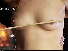 Russian teen's hands tied tight while brutal caning makes her scream 😩🔥