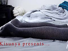 Kisunyoctober Day 7: Buttplug Anal Fingering Leads to Spooning Assfuck