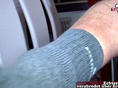 deutsche milf blondi zeigt tabuu hausfrau fick mit kurzen haaren und fetten kurven 😍🔥