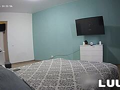 two sexy european maids flash young bodies turning cleaning into private bedroom show