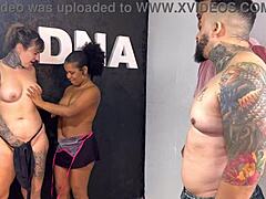 Petite Tanned Amateur Moans Wet on Bedroom Cock