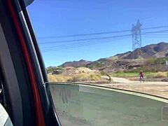 Fucking and SUCKING outdoors in public with big tits bouncing and asses shaking to orgasm