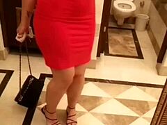 Petite 18+ pulls panties off in toilet for vacation naughty fun!!