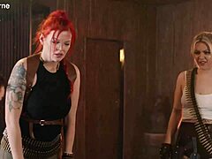 two bisexual babes explore each other in steamy lesbian encounter