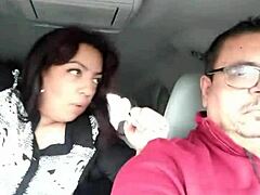 stranger pounds my pussy in backseat while boyfriend drives the car