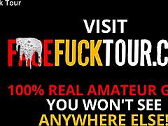 South African black slut deepthroats rough face fucked to cum beard domination hardcore