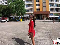 Big Boobed Thai Teen Polly Devours European Cock