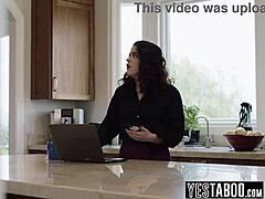 big ass latina milf calls hung guy to fix laptop then bends over