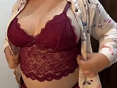 Soraya's Curvy BBW Stepmom Strips Before Friend's Homemade Camera