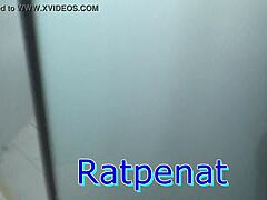 hey check out this sexy teen giving a steamy shower blowjob