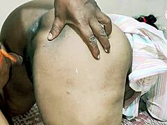 desi mommy bends over for rough doggystyle pounding from horny lover