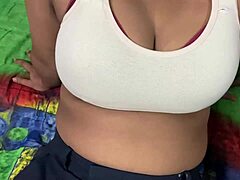 exotic indian girlfriend fingered to squirting sex orgasm with friend