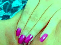 cute latina college toying shaved pink wet pussy