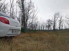 wanna see us strip naked outdoors flashing our sexy pussy lips for fun?