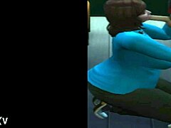 bbw bus driver drops to knees sucking fat young cock on public bus ride