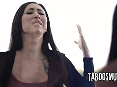 lesbian babe watches wife fuck neighbor