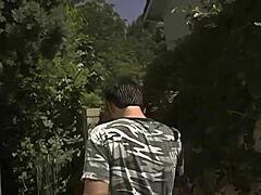 Photographer Catches Tattooed Brunette And Blonde Lesbians Licking Pussy In Garden Fuck Fest