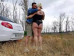 wanna see us strip naked outdoors flashing our sexy pussy lips for fun?