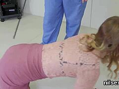 um this wacky teenie got her asshole fucked in bdsm asylum for crazy treatment