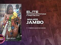 brazilian women painted nude body art oral sex showcase