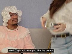 granny's red riding hood roleplay dildo ride goes wild and dirty!!