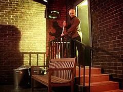 lezley zen hints at her shaved pussy temptations