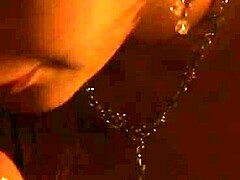 hey brunette milf in fishnets and heels rides her boy hard for intense cougar sex