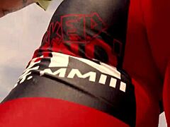 babe's shaved bubble butt rides big cock pov on downhill thrill but it's pure hardcore creampie