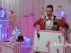 PIN THE SOCK ON THAT COCK WITH LAUREN PHILLIPS RIMJOB DEEPTHROAT FFM PARTY