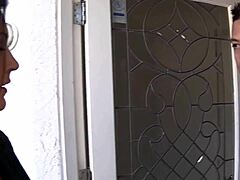 She slams down on thick cock riding hard to massive climax explosion