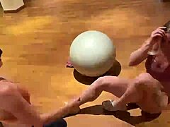 Riley Rae Devours My Shaved Pussy in the Gym Until Explosive Orgasm Hits