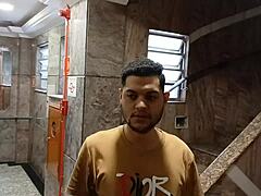 Muscular stud rips clothes to lick juicy gaping pussy lips before tight anal