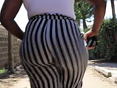 i watch this fat ebony milf's big booty bounce on bbc pov