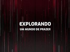 friend's sneaky oil play turns into wife's tight ass pounding session