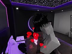 innocent femboy toyed roughly by dominant shemale lover