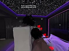 innocent femboy toyed roughly by dominant shemale lover