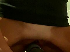 Secret Vibrator Tease Ignites Solo Room Orgasm