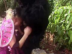 Cosplay Lesbians Rip Clothes for Dripping Wet Orgy Party