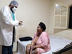 overwhelmed by gynecologist exam turning to ecstatic fuck