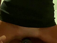 Secret Vibrator Tease Ignites Solo Room Orgasm