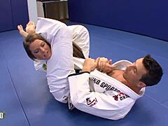 blonde pornstar trades foot massage fetish for monster cock blowjob